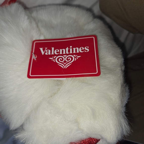 Vintage Valentine's Day Teddy Bears Walmart White Red Early 2000s Never Handled - Picture 6 of 16